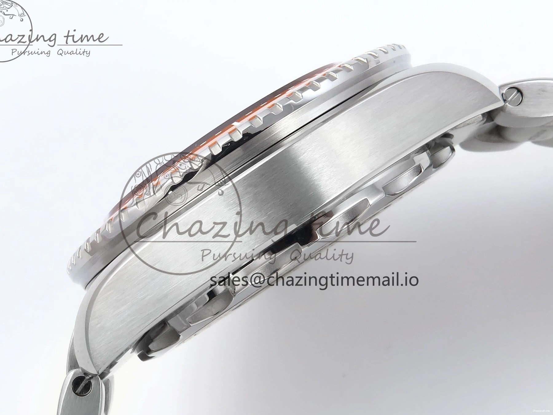 0523 Seamaster 6000M Ultra Deep SS VRF 1:1 Best Edition Gray Dial Orange Bezel on SS Bracelet A8912 Super Clone NewStyle 7687
